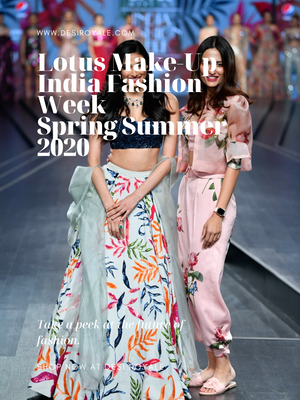Lotus Make-Up India Fashion Week spring/summer 2020 - Mahima Mahajan
