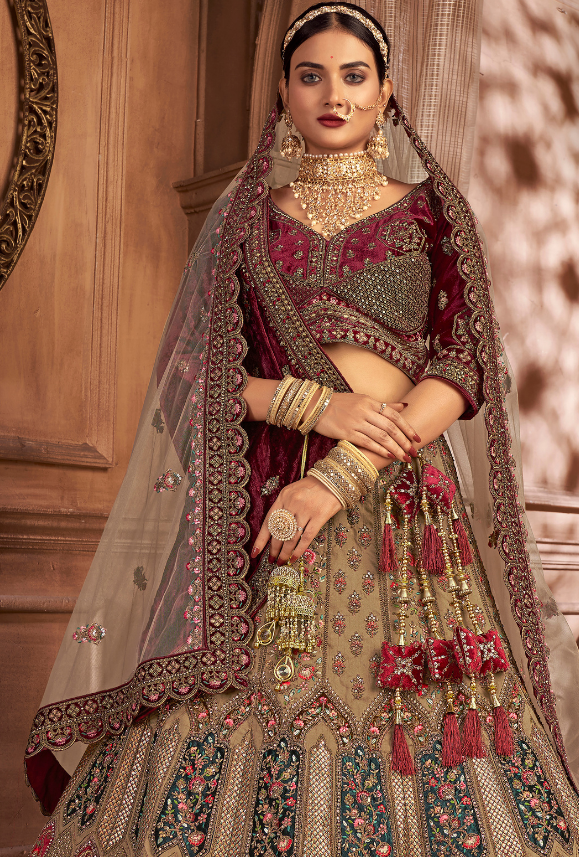 Bridal looks in lehenga online
