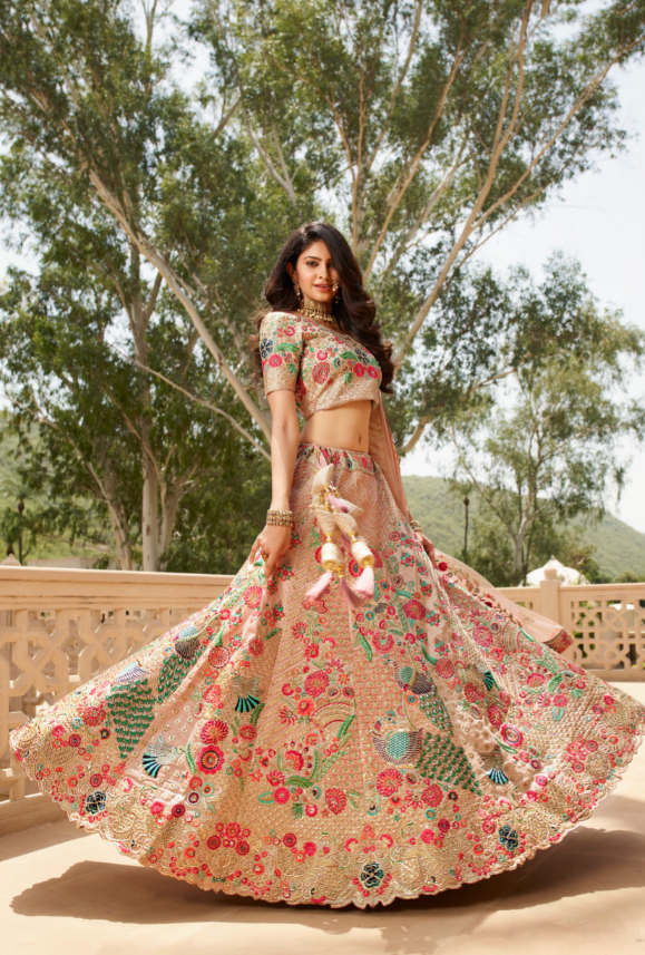 Pink wedding 2025 lehenga choli