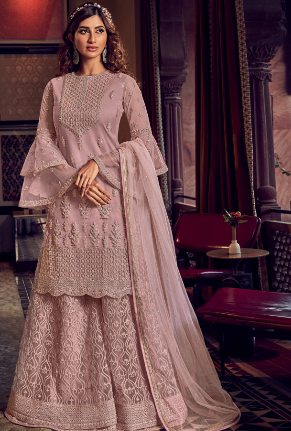 Dusty 2025 pink sharara