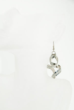 Silver chandelier earings - Desi Royale