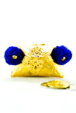 Blue Mini Coin bag - Desi Royale