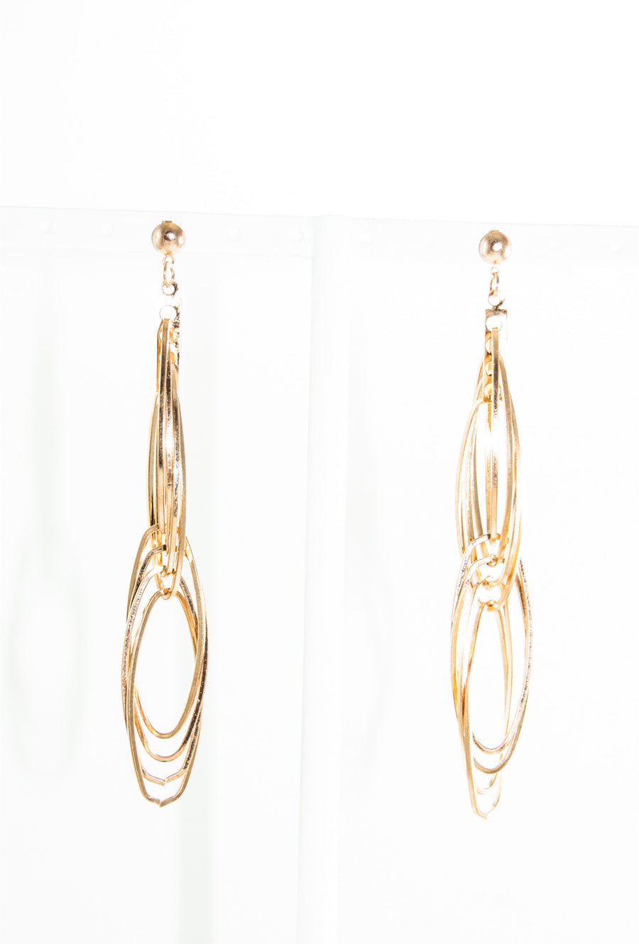 Gold multi circle earrings - Desi Royale