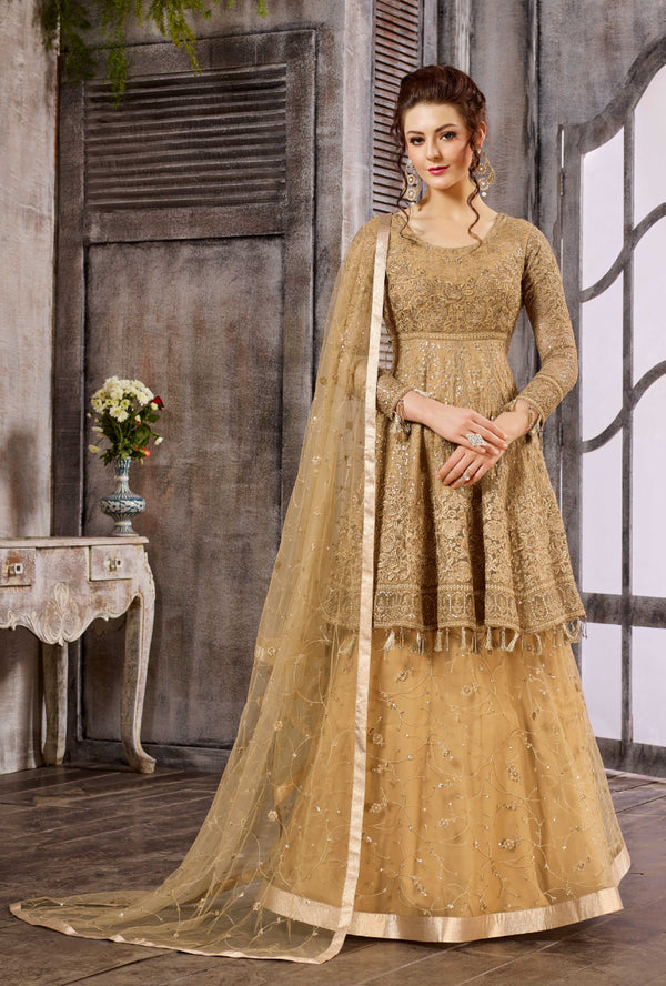 Bronze Anarkali Dress Bronze Anarkali Dress
