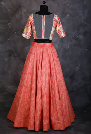 Pink designer indian dress with dupatta - Desi Royale