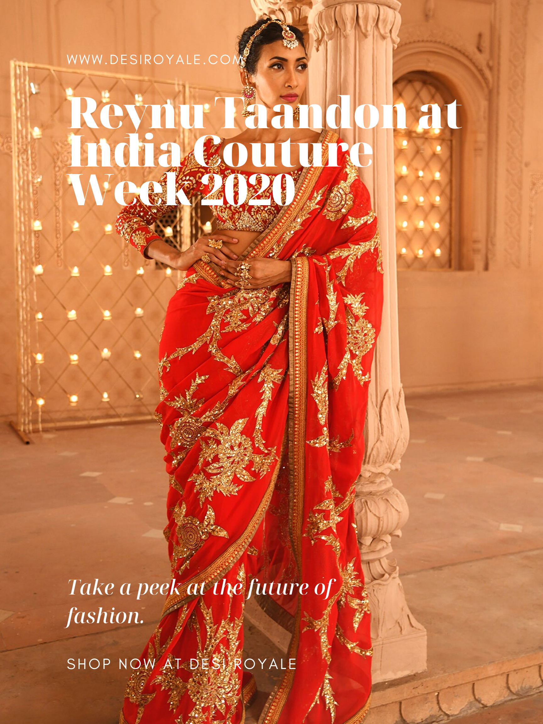 Reynu Taandon at India Couture Week 2020
