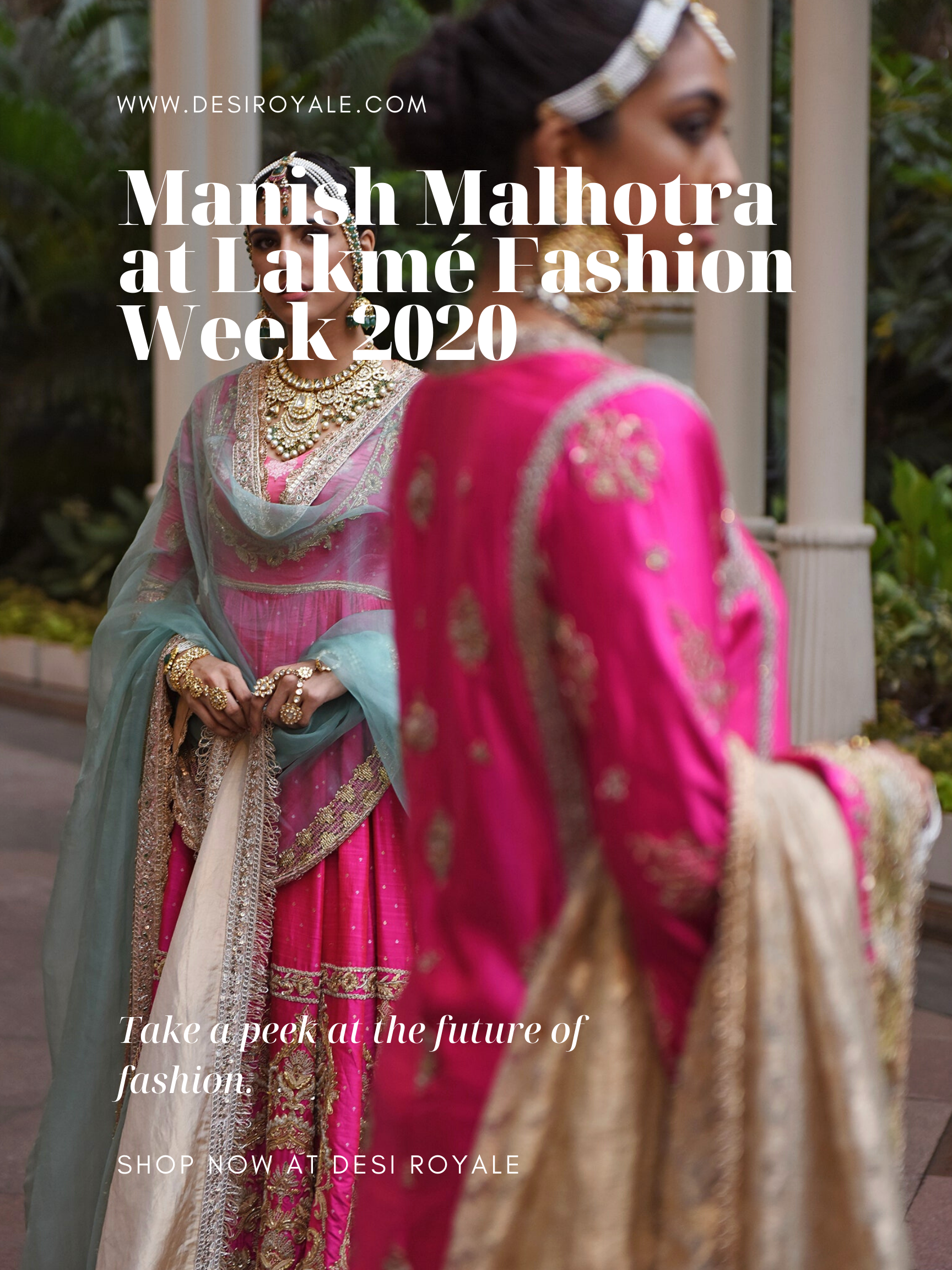 Manish Malhotra at Lakmé Fashion Week 2020