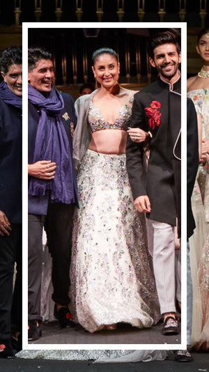 Kareena Kapoor Khan catwalks in Manish Malhotra's couture collection