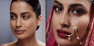 The bollywood style bridal makeup