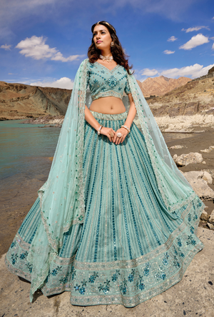 Green Lehenga Choli