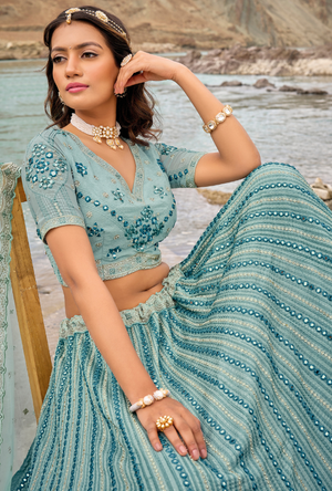 Green Lehenga Choli