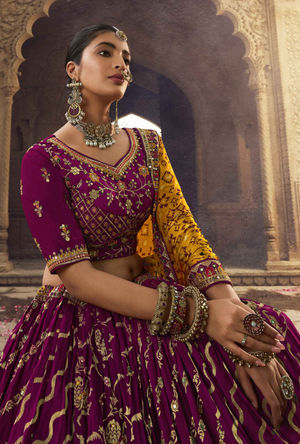 Purple Lehenga Choli