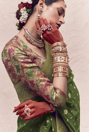 Green Silk Saree