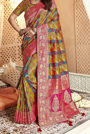 Multicolor Saree