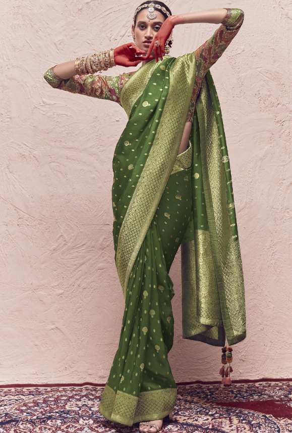 Green Silk Saree