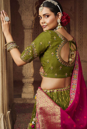 Green Lehenga Choli