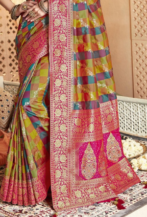 Multicolor Saree