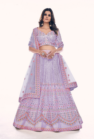 Purple Lehenga Choli