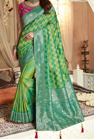 Green Saree