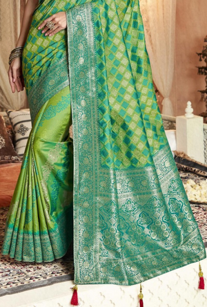 Green Saree