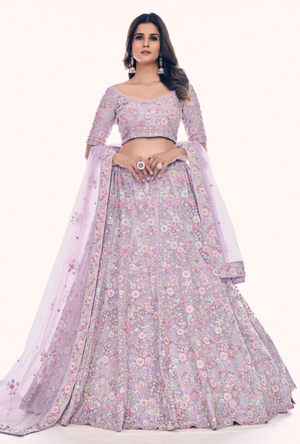 Lilac Lehenga Choli