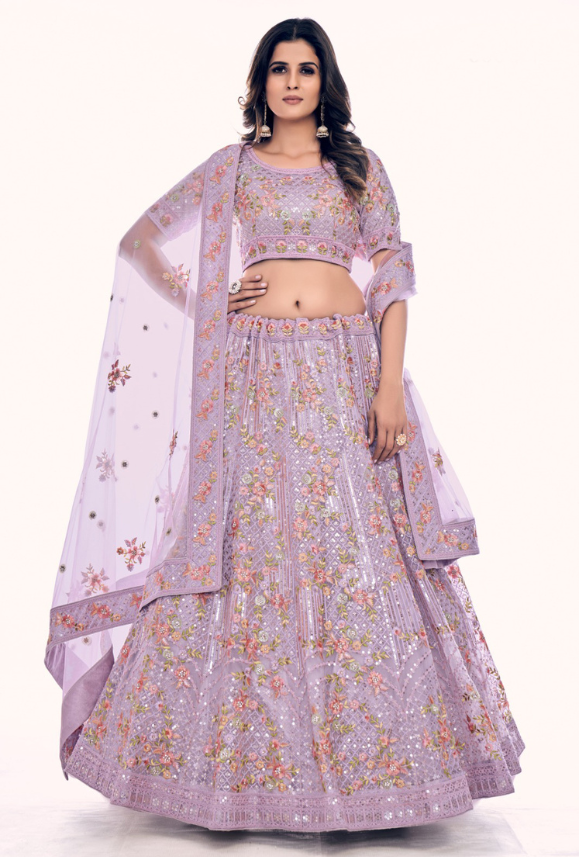 Lilac Lehenga Choli