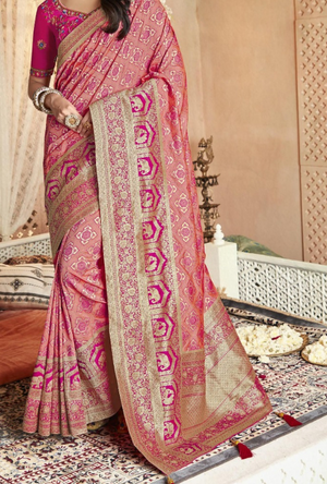 Pink Saree