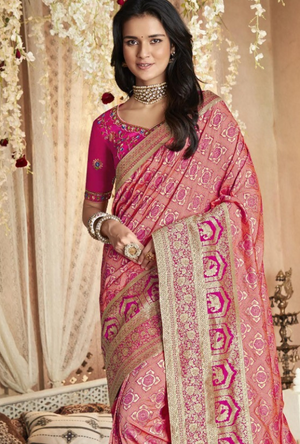 Pink Saree