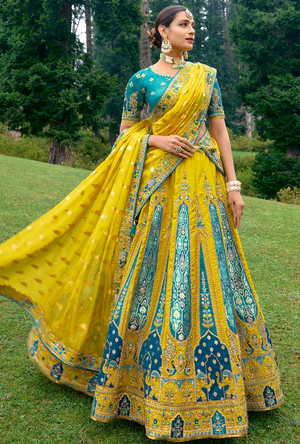 Yellow Lehenga Choli