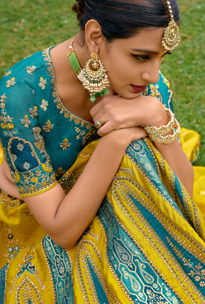 Yellow Lehenga Choli