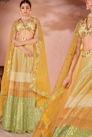 Multicolour Lehenga Choli