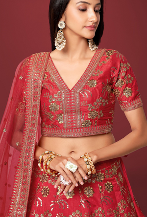 Red Lehenga Choli