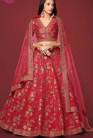 Red Lehenga Choli