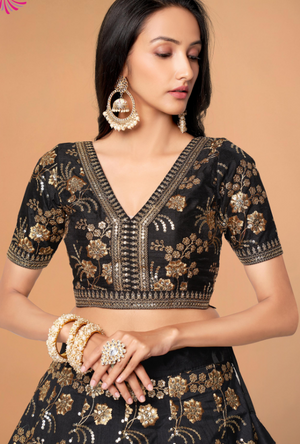 Black Lehenga Choli