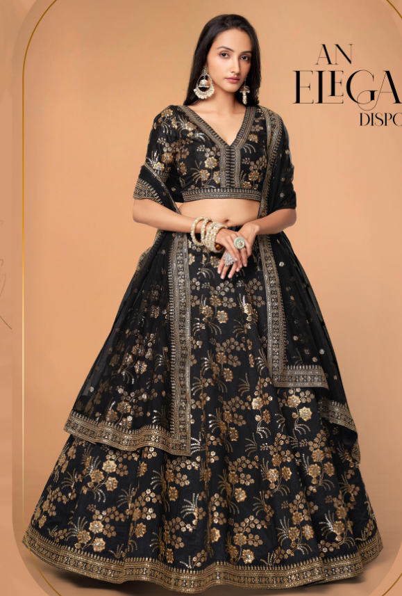 Black Lehenga Choli