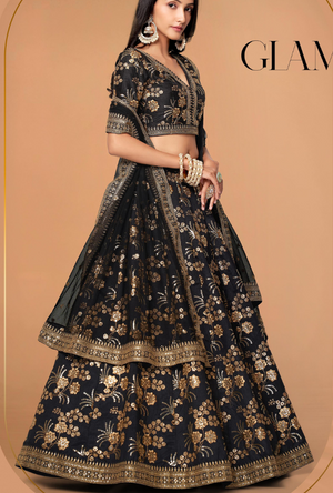 Black Lehenga Choli