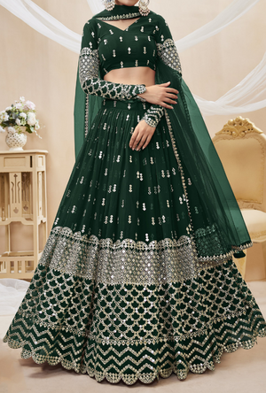 Green Lehenga Choli