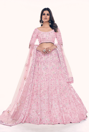 Pink Lehenga Choli