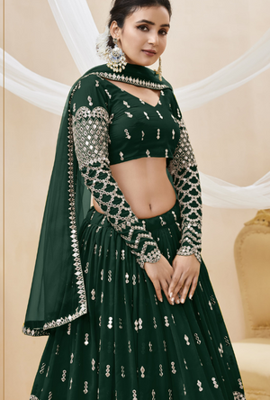 Green Lehenga Choli