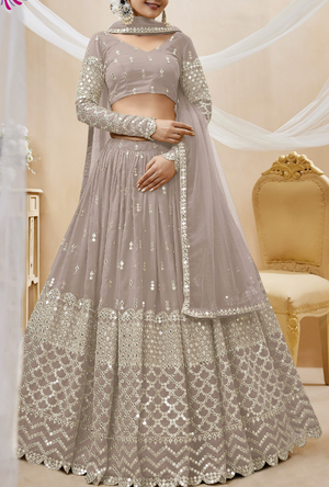 Grey Lehenga Choli