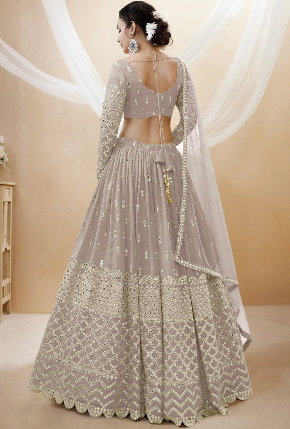 Grey Lehenga Choli