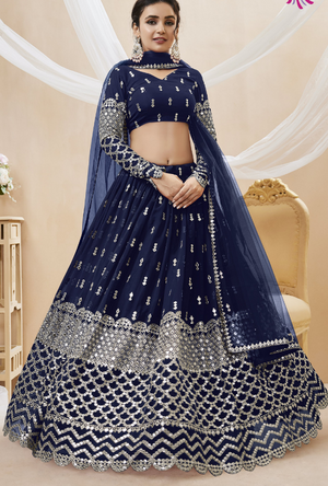 Blue Lehenga Choli