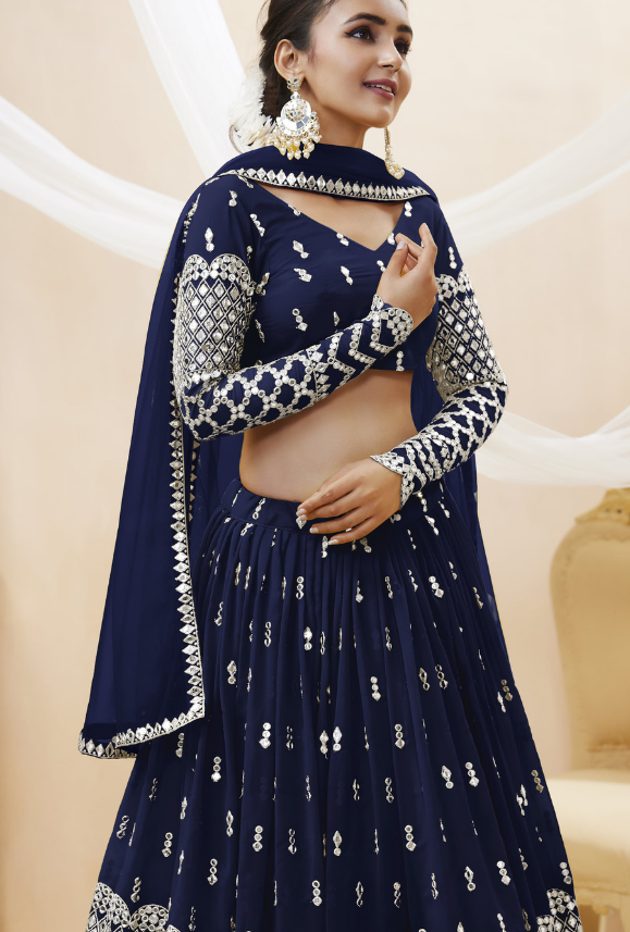 Blue Lehenga Choli