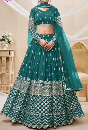 Green Lehenga Choli