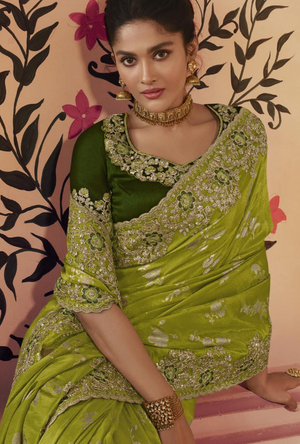 Green Saree