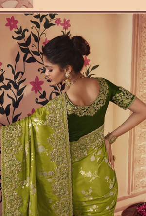 Green Saree