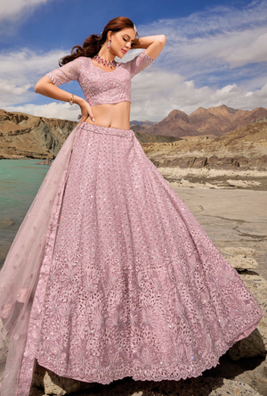 Pink Lehenga Choli