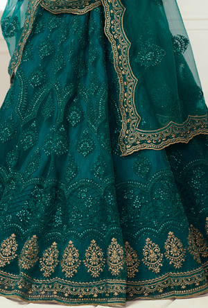 Green Lehenga Choli