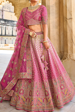 Pink Bridal Lehenga