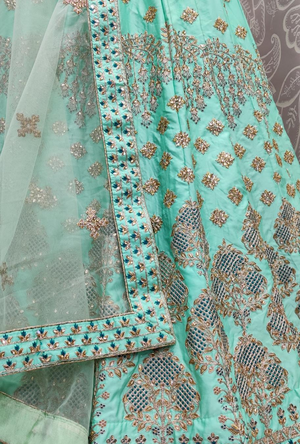 Sea Green Lehenga Choli